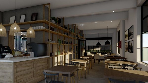Café Bolívar · Vieja Terminal · Vista interior del proyecto