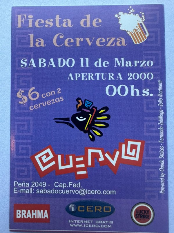 El Cuervo · Fiesta de la Cerveza · Apertura 2000