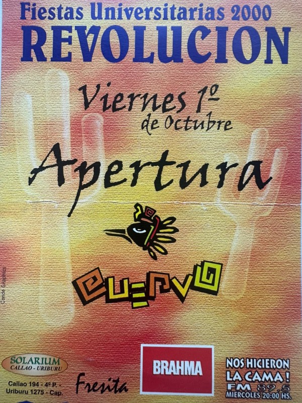 El Cuervo · Revolución · Apertura · Viernes 1 de octubre