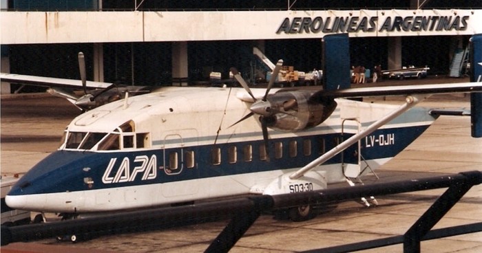 LAPA · Short SD3-30 · Matrícula LV-OJH