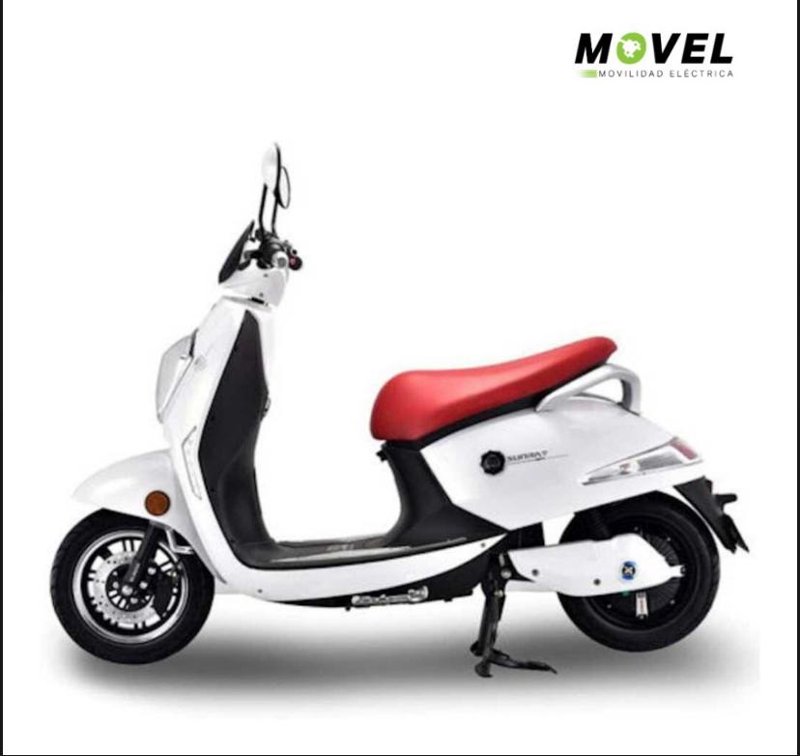 Scooter eléctrico · Vista lateral